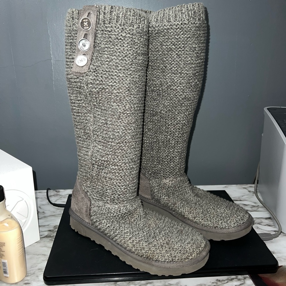 UGG Purl Cardy Knit Sweater boots